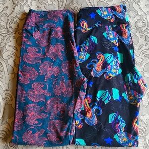 2 pairs of Beta Fish leggings!!